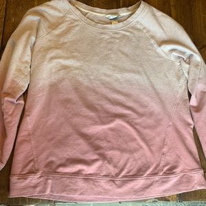 Coldwater creek women size large sweatshirt.Mauve/pink, used nonsmoking home.